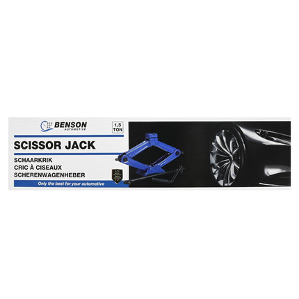 Benson Schaarkrik – Compacte & Betrouwbare Garagehulp – Ideaal voor Bandenwissels