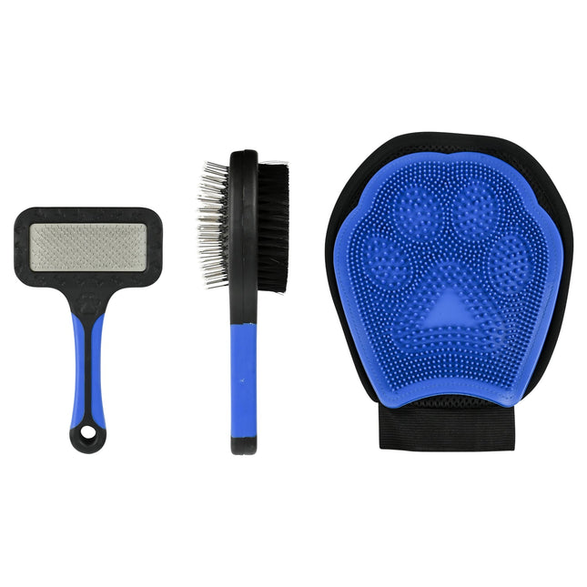 Benson Huisdierverzorgingsset - 3-Delig - Grooming Set voor Honden en Katten