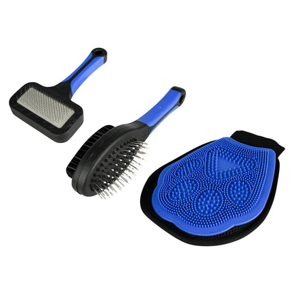 Benson Huisdierverzorgingsset - 3-Delig - Grooming Set voor Honden en Katten