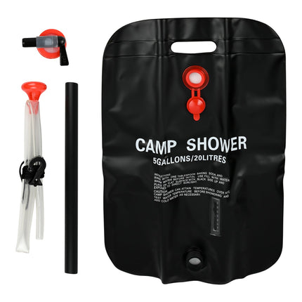 Benson Solar Douche - 20 Liter - Mobiele Campingdouche - Met Ophangkoord & Douchekop