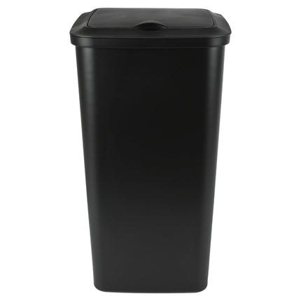 Benson Prullenbak - 24 Liter - Zwart - Met Afneembaar Deksel - 20 x 20 x 48 cm