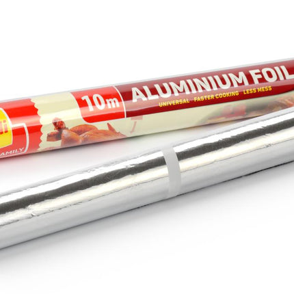 Dealzzz Aluminiumfolie - 10 Meter x 30 cm - Sterk & Hittebestendig - Zilver