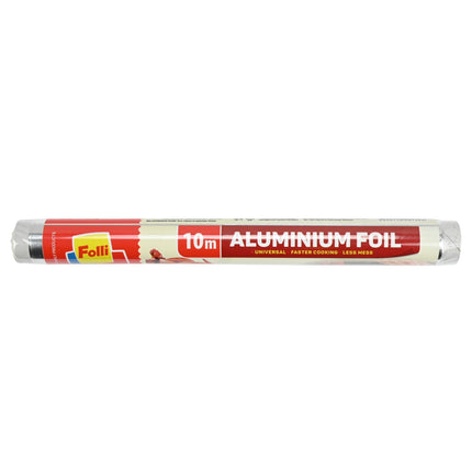 Dealzzz Aluminiumfolie - 10 Meter x 30 cm - Sterk & Hittebestendig - Zilver