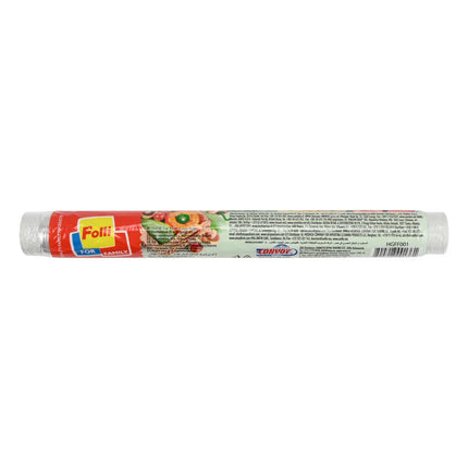 Dealzzz Vershoudfolie - 20 Meter x 30 cm - Transparant - Rekbaar