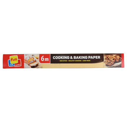 Dealzzz Bakpapier - 6 Meter x 38 cm - Hittebestendig - Antiaanbak - Wit