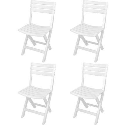 Progarden - 4 Tuinstoelen Komodo - Wit