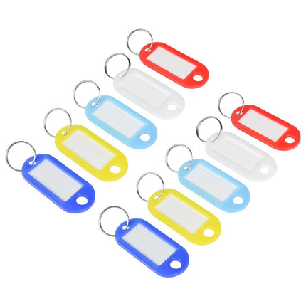 Benson Sleutellabels - 10 Stuks - Assorti Kleuren - Beschrijfbaar
