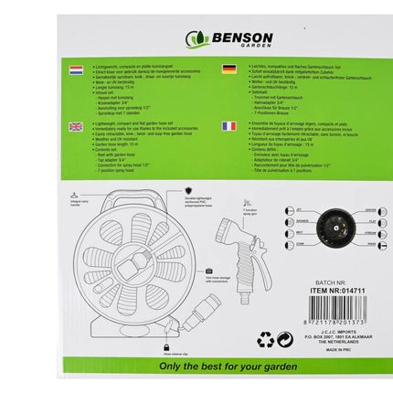 Benson Tuinslangset 15 Meter