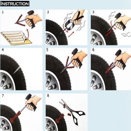 Benson Auto Bandenreparatieset 9 Delig