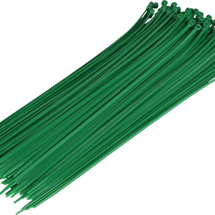 Hofftech Groene Tie Wraps - 300 mm - set van 100 stuks