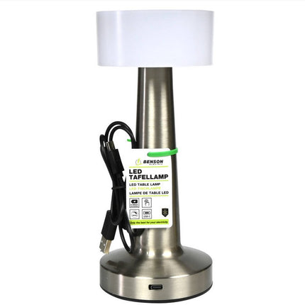 LED Tafellamp Zilver