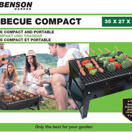 Compacte Barbecue Met Handvat