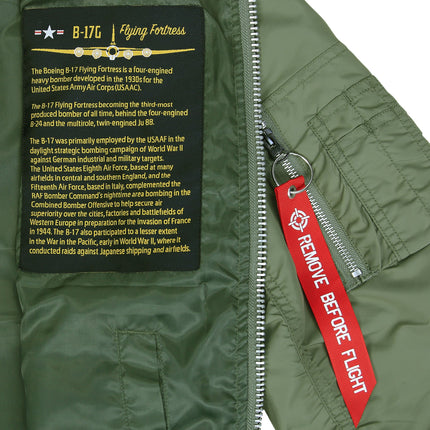 MA-1 Zomer Bomber Jack - Groen