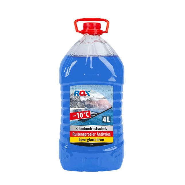 ROX Ruitensproeiervloeistof Winter -10°C - 4 Liter - Kant-en-klaar