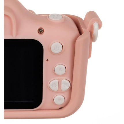 Kruzzel Digitale Kindercamera - Roze - Full HD - Inclusief 32GB Kaart