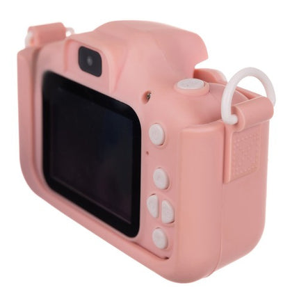 Kruzzel Digitale Kindercamera - Roze - Full HD - Inclusief 32GB Kaart