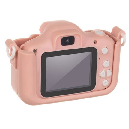 Kruzzel Digitale Kindercamera - Roze - Full HD - Inclusief 32GB Kaart