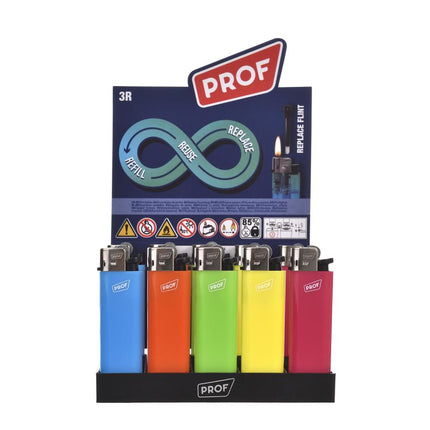 Prof Aansteker Trendy Color - 50 Stuks - Navulbaar & Kleurrijk