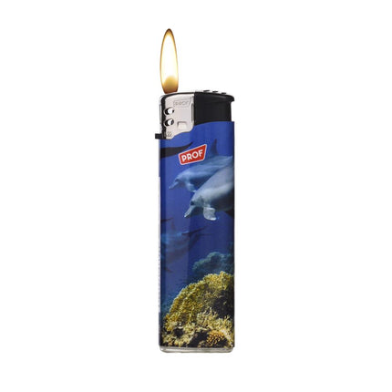 Prof Aansteker Dolphins Design - 50 Stuks - Kleurrijke Dolfijnenprint