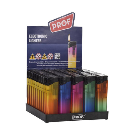 Prof Aansteker Rubber Gradient - 50 Stuks - Soft-Touch Kleurverloop