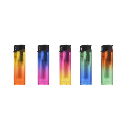 Prof Aansteker Rubber Gradient - 50 Stuks - Soft-Touch Kleurverloop