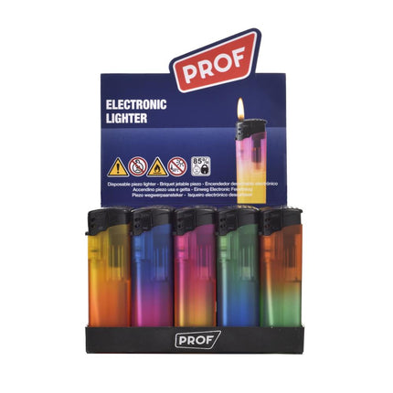 Prof Aansteker Rubber Gradient - 50 Stuks - Soft-Touch Kleurverloop