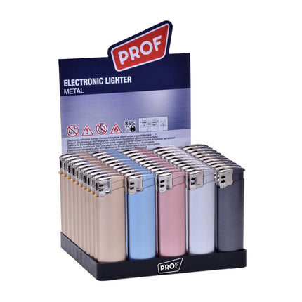 Prof Aansteker Light Metal - 50 Stuks - Compact & Betrouwbaar