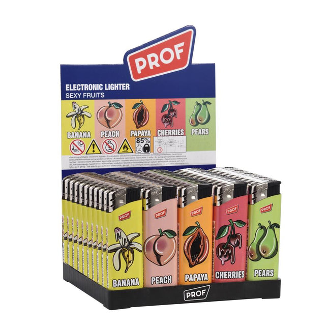 Prof Aansteker Sexy Fruits - 50 Stuks - Speelse Fruitprints