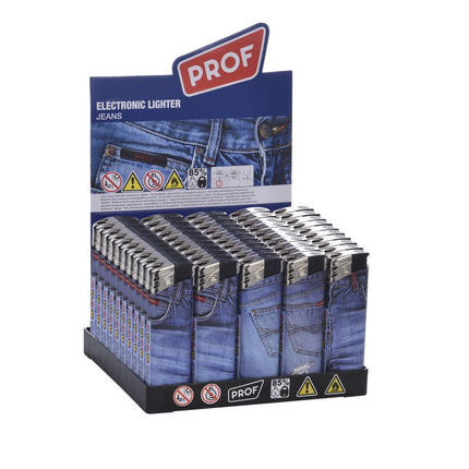 Prof Aansteker Jeans Design - 50 Stuks - Stoere Denim Prints