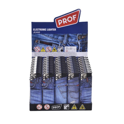 Prof Aansteker Jeans Design - 50 Stuks - Stoere Denim Prints