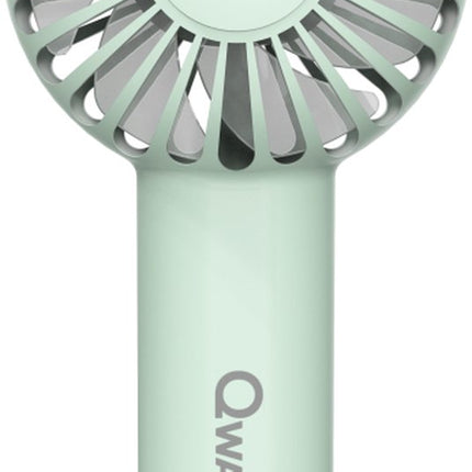 Qware Mini Handventilator - 1200 mAh - Oplaadbaar - USB-C - Groen