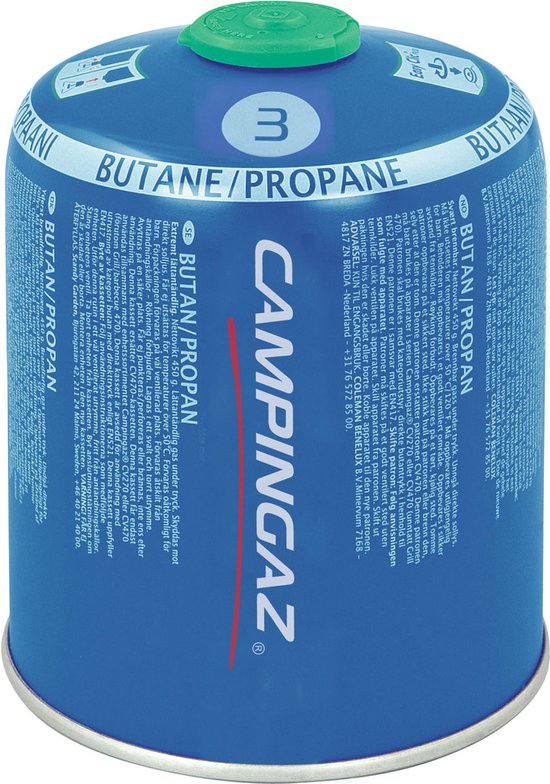 Campingaz CV470 Plus Gascartouche - 450 Gram - Easy Clic Plus Systeem
