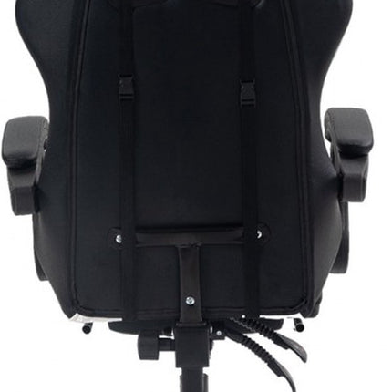 Ergonomische Gaming Stoel  Met Voetensteun – Zwart/Wit