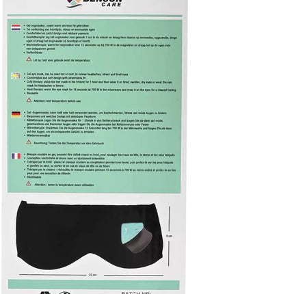 Gel Oogmasker – Warm & Koud Therapie