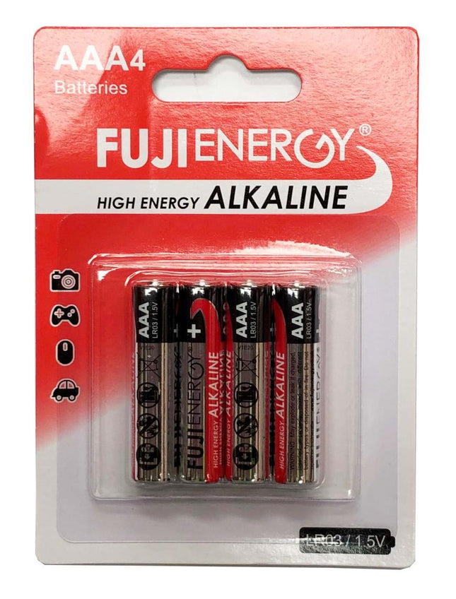 Fuji Energy AAA Batterijen - LR03 - 1.5V - 4 stuks - Alkaline