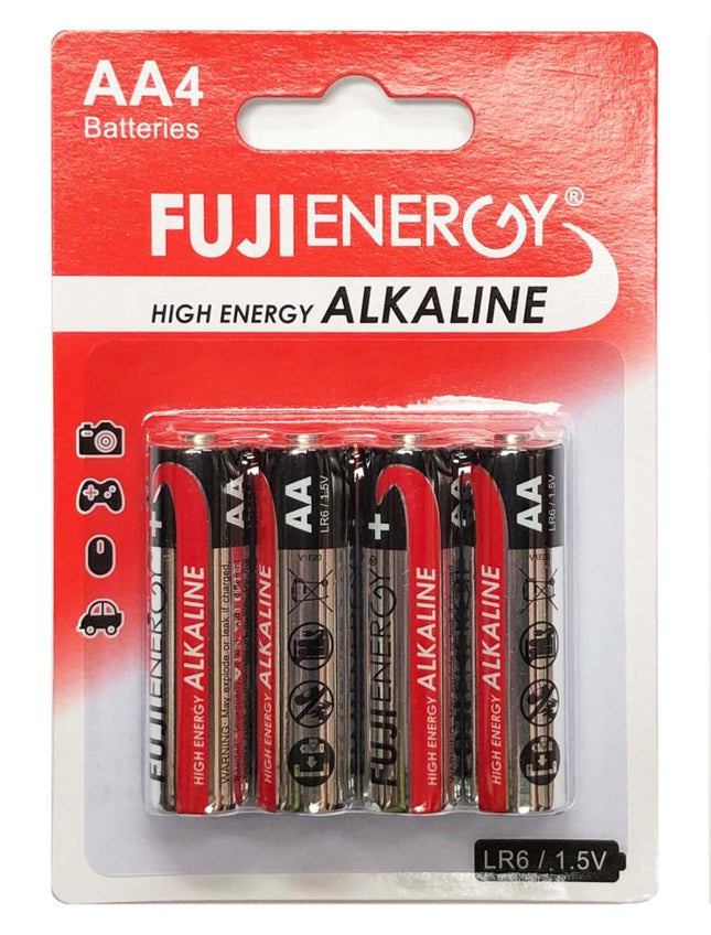 Fuji Energy AA Batterijen - LR6 - 1.5V - 4 stuks - Alkaline