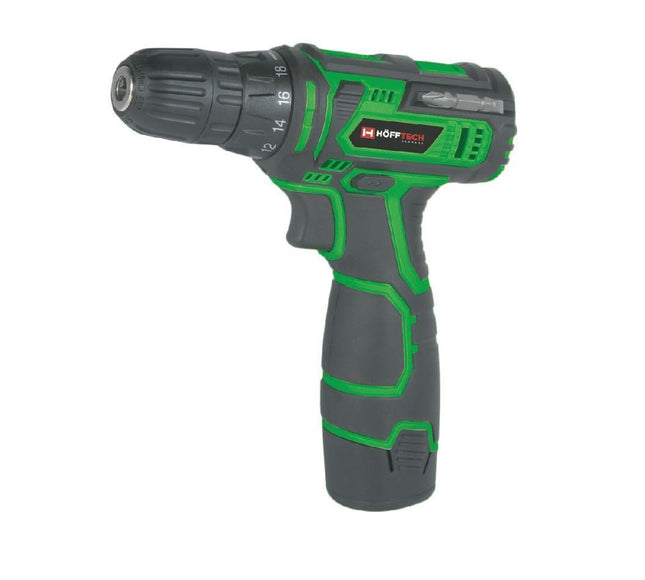 Hofftech Accu Boormachine - 12V - 1.3Ah Li-ion - Met LED & Softgrip