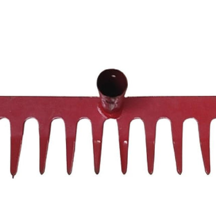 Benson Metaalhark - 12-Tands - 30 cm - Rood - Excl. Steel