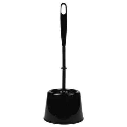 Benson Toiletborstel met Houder - Zwart - Ronde Basic Set - 37 cm
