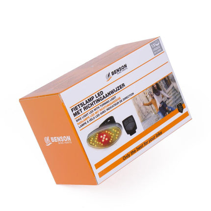 Benson Fietslamp met Richtingaanwijzer - Draadloze Afstandsbediening - LED - USB Oplaadbaar