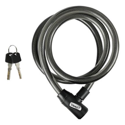 Stahlex Cycloshield Kabelslot - Ø 15 mm x 1400 mm - Inclusief 2 Sleutels