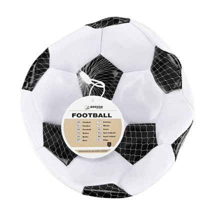 Benson Voetbal - Maat 5 - Klassiek Zwart/Wit