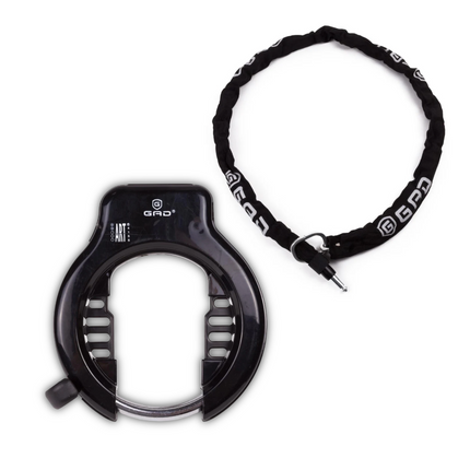 GAD Insteekketting - 1400 mm x 5.5 mm - Gehard Staal - Zwart - Beschermhoes