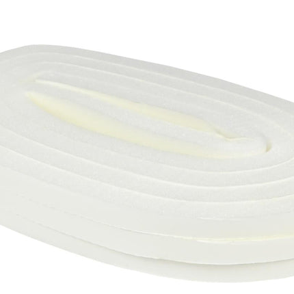 Deltafix Tochtstrip PU Schuim Wit 12x12mm - 6 Meter (3x2m) - Zelfklevend