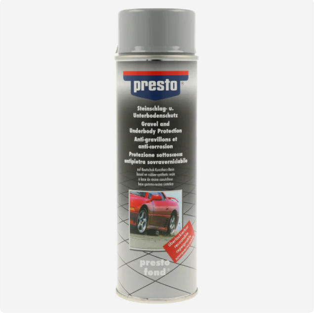 Presto Anti-Steenslag Coating – 500 ml – Grijs – Duurzame Bodembescherming