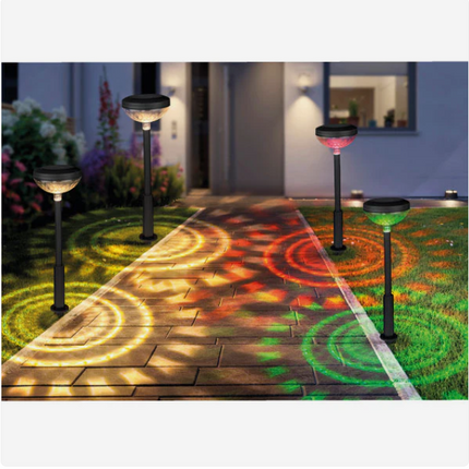 Benson Solar Tuinlamp Fakkel RGB – 47 cm – Warm Wit & Kleur – IP44