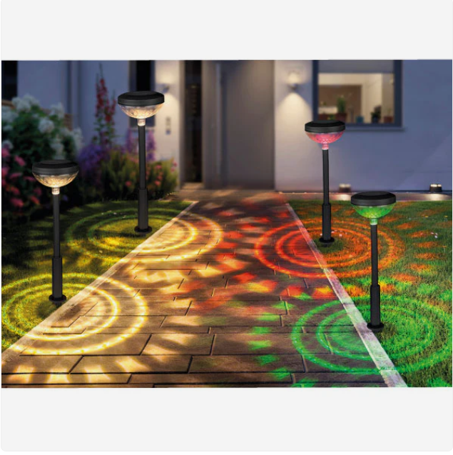 Benson Solar Tuinlamp Fakkel – 47 cm – RGB & Warm Wit – Kleurrijk Design