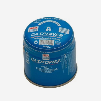 Gaspower Gascartouche - 190 Gram - Butaan/Propaan Mix - Universele Prikvulling