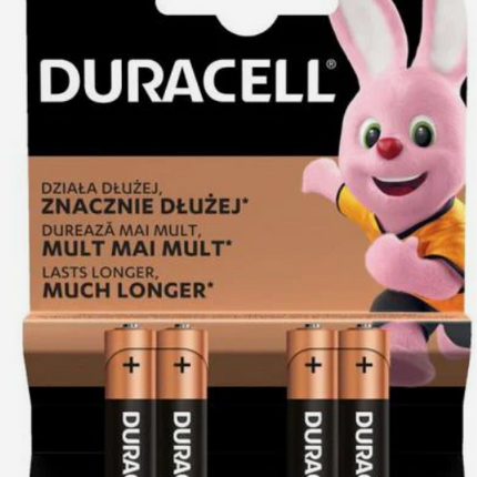 Duracell AAA Batterijen - LR03 / MN2400 - 4 stuks - Duralock - Long-Lasting Power