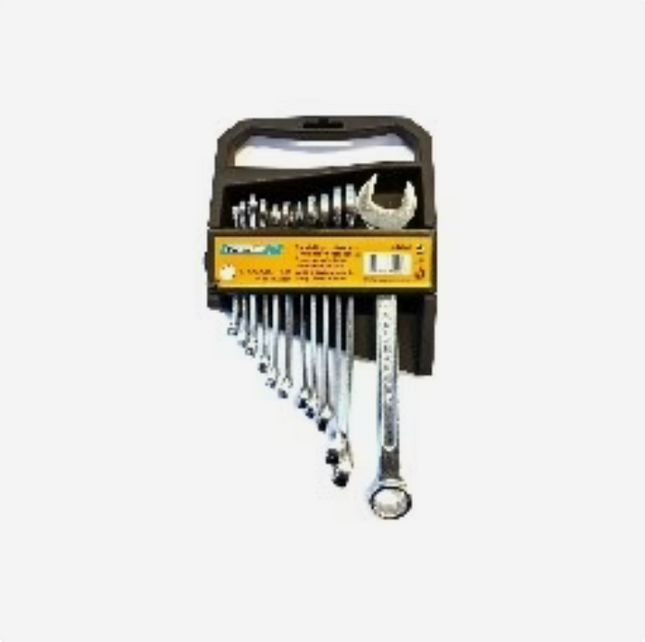 Benson Ring-steeksleutelset - 12-delig - 6 t/m 22 mm - Chroom-Vanadium